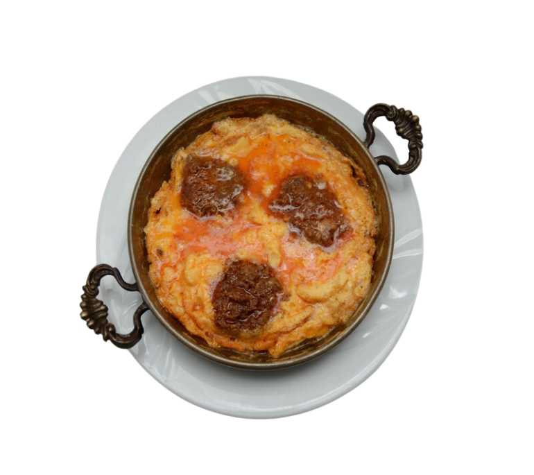 (Seçmeli Kahvaltı) Sahanda Sucuklu Yumurta